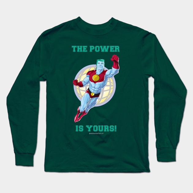 The Power is yours! Long Sleeve T-Shirt by Zapt Art